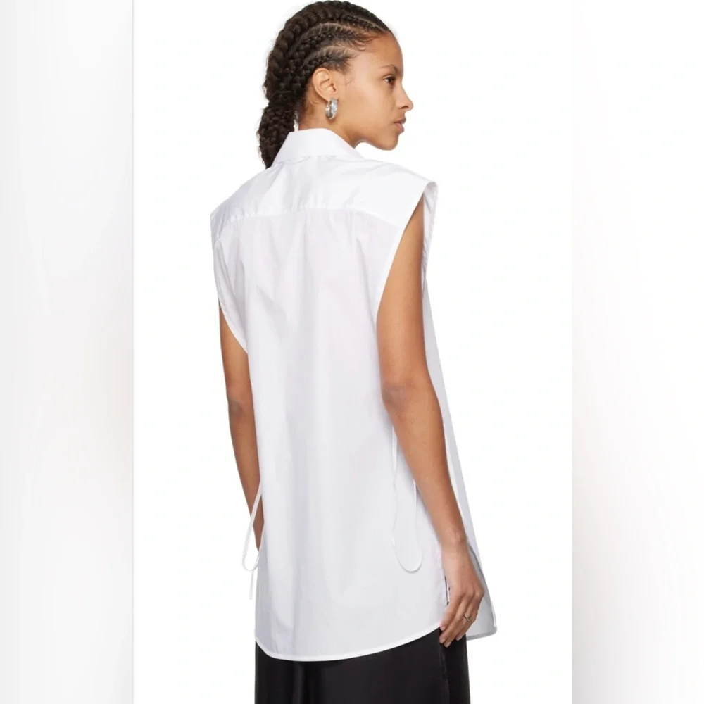 PETER DO Peter Shirt Vest in
White Size S NWT $555 - Picture 3 of 9